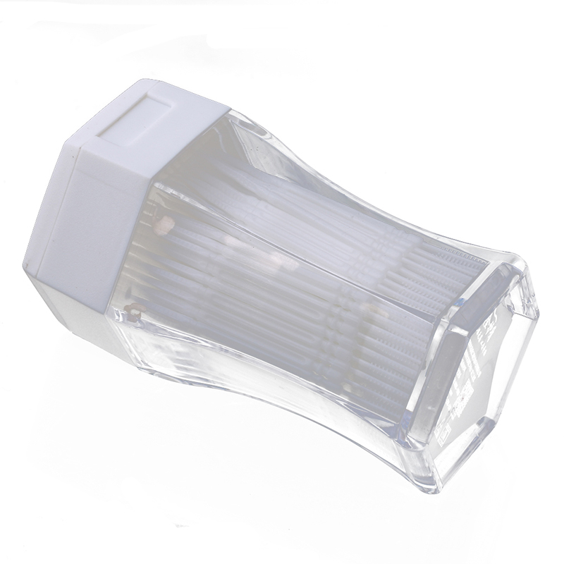 200 sztuk/zestaw miękkie tworzywo sztuczne podwójna głowica szczotkowana wykałaczka pielęgnacja jamy ustnej 6.2 Cm gorąca sprzedaż