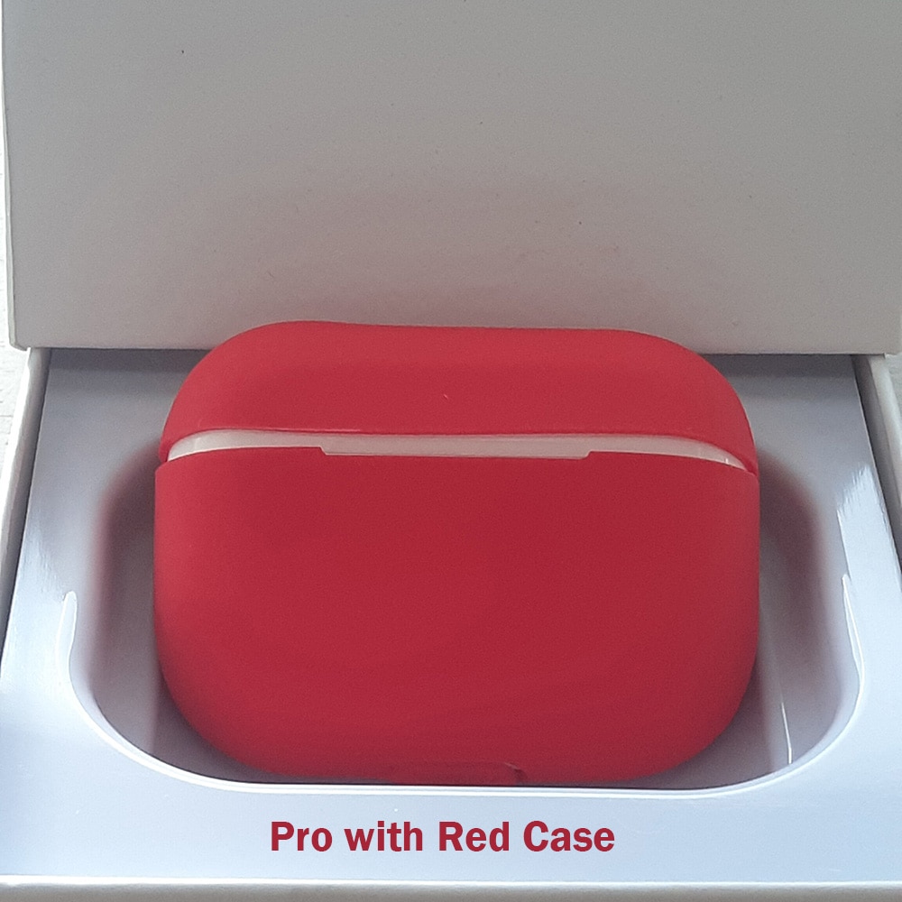 Écouteurs Bluetooth sans fil écouteurs Air 3 TWS 1:1 écouteurs intra-auriculaires airpoding écouteur avec étui de charge pk i9000 pro tws: Redpods