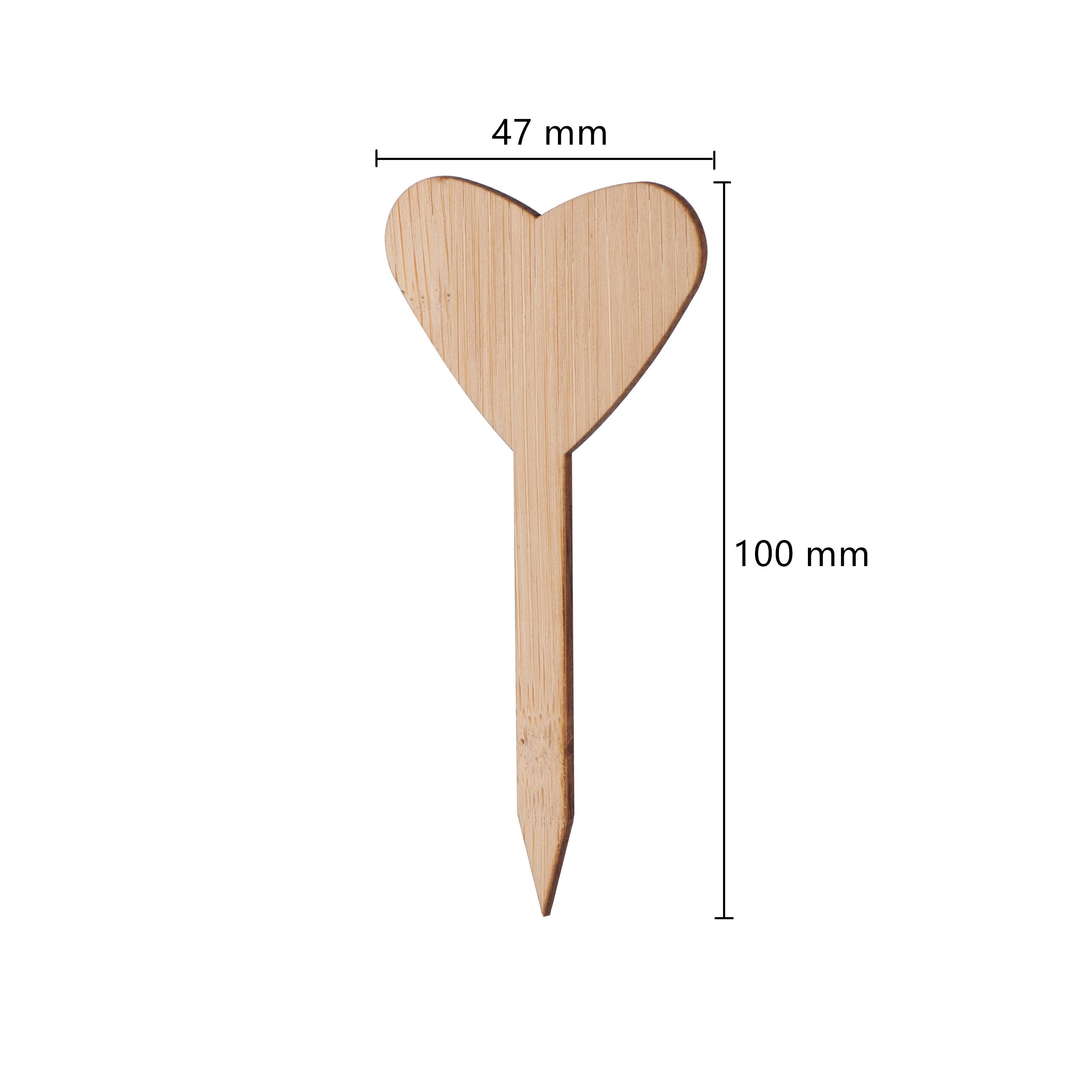 5 Pcs Bamboo Plant Marking Label Potted Plants Nurseries Succulents Flowers Vegetables Seedling Markers Gardening Marking Card: green