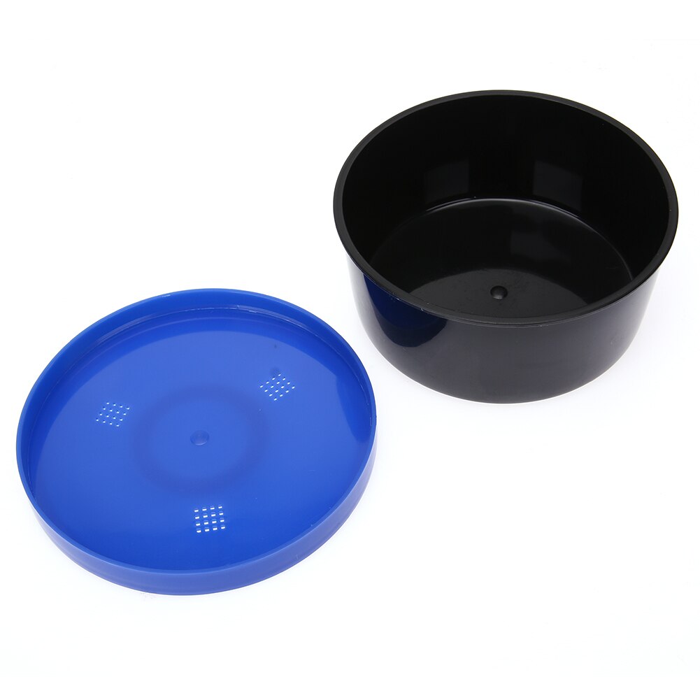 Multifunction Round Fishing Lure Box PP Earthworm Worm Lure Storage Case with Breather Holes Plastic Fishing Tackle Bait Box