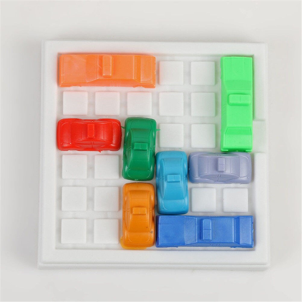 1 Set Auto Een Kids Speelgoed Verkeer Jam Slide Auto Brain Teaser Puzzel Iq Spel Speelgoed