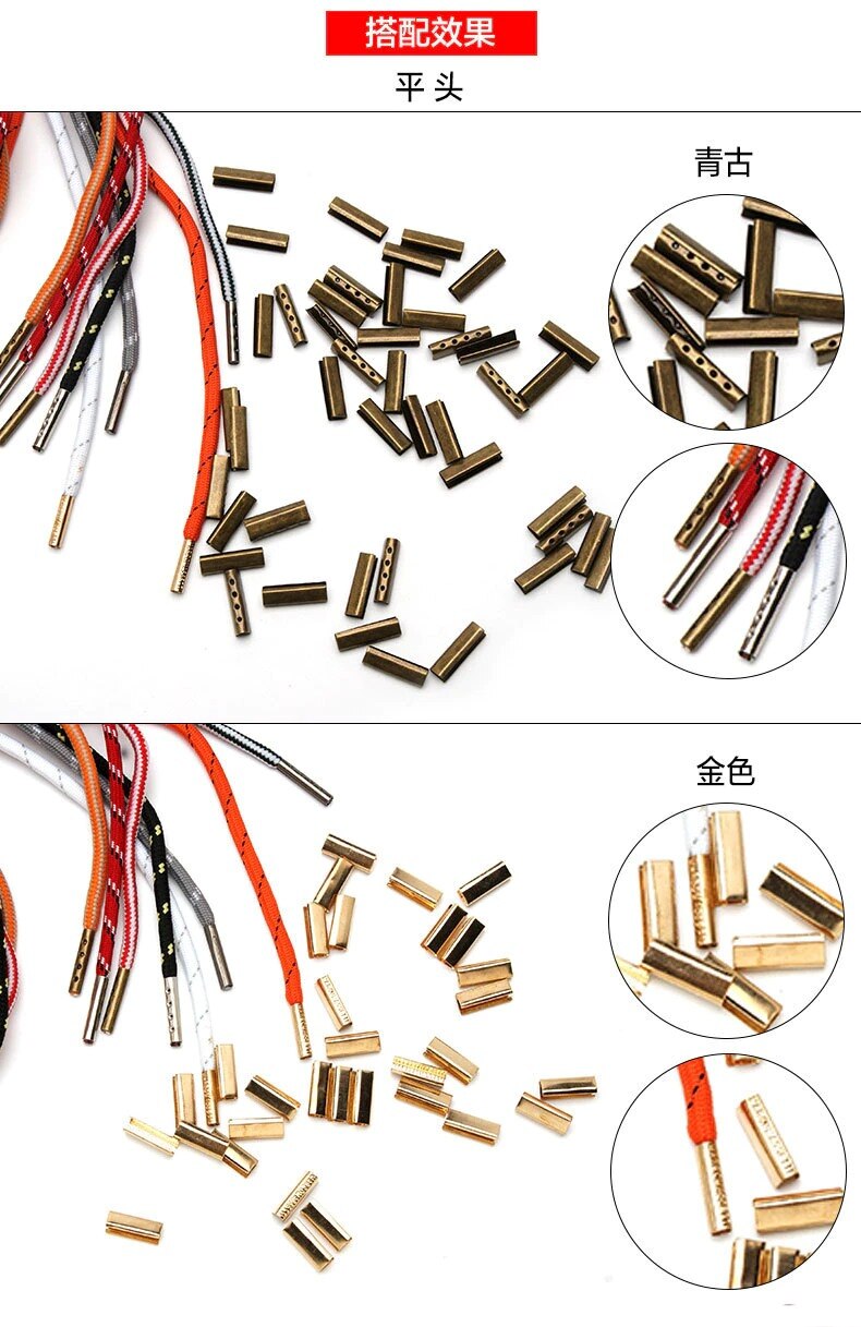 Clip Hoofd Touw Schoenveter 2 Usd = 1 Stuks, Bewerking Prachtige