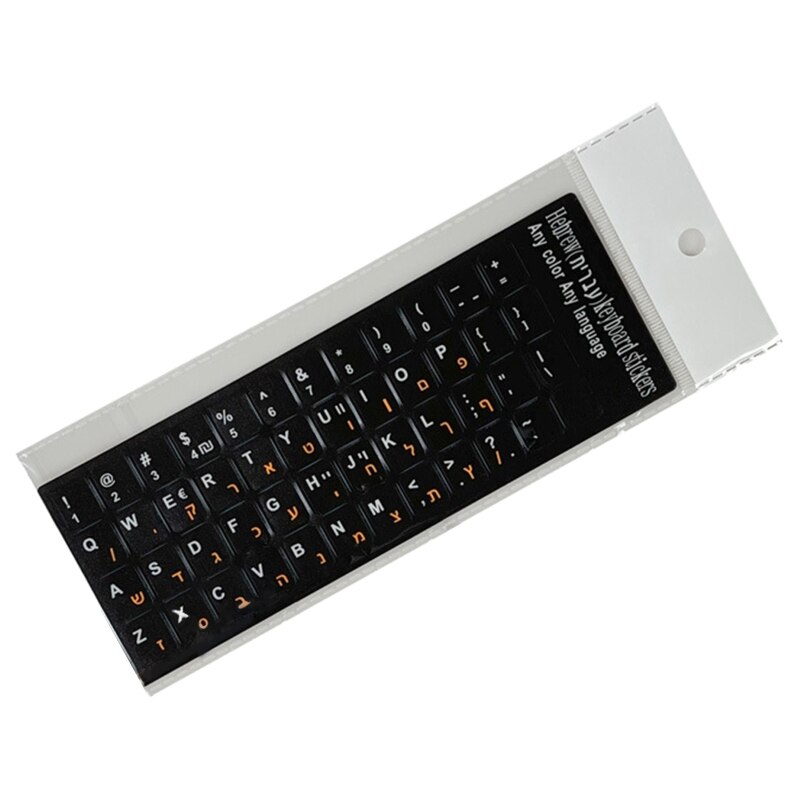 Ersatz-tastaturaufkleber, buchstabenfolie, mehrbuchstabenaufkleber für tablet-laptop  e8be: 5