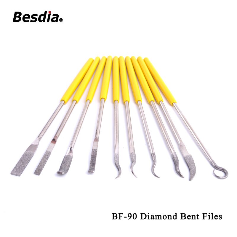 Taiwan Besdia Diamond Gebogen Bestanden BF-60 5 stks/set BF-90 10 stks/set