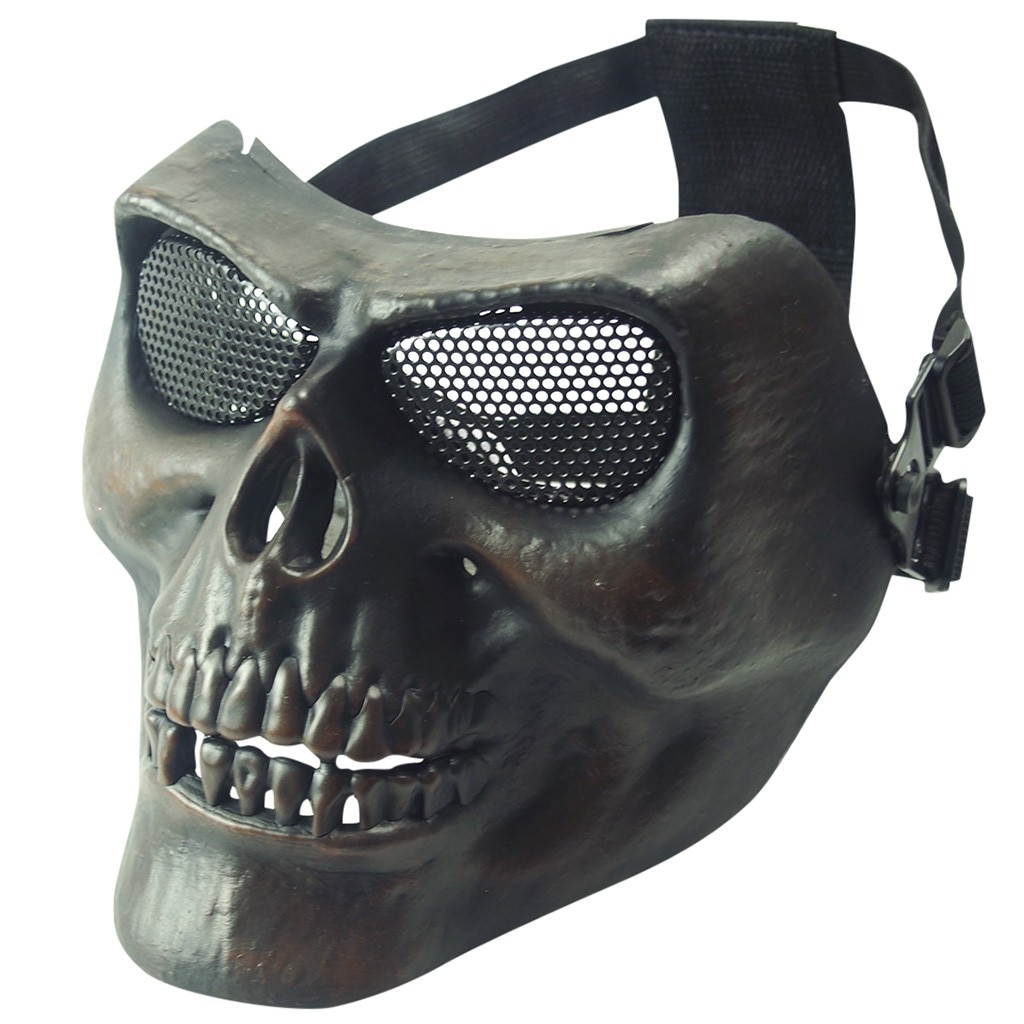 Skull Mask Cool Skull Multi Intball Face Mask Ski Bike Motorcycle Outdoor Sports Wear Solid Color Skull Mask Mascarillas #30: B