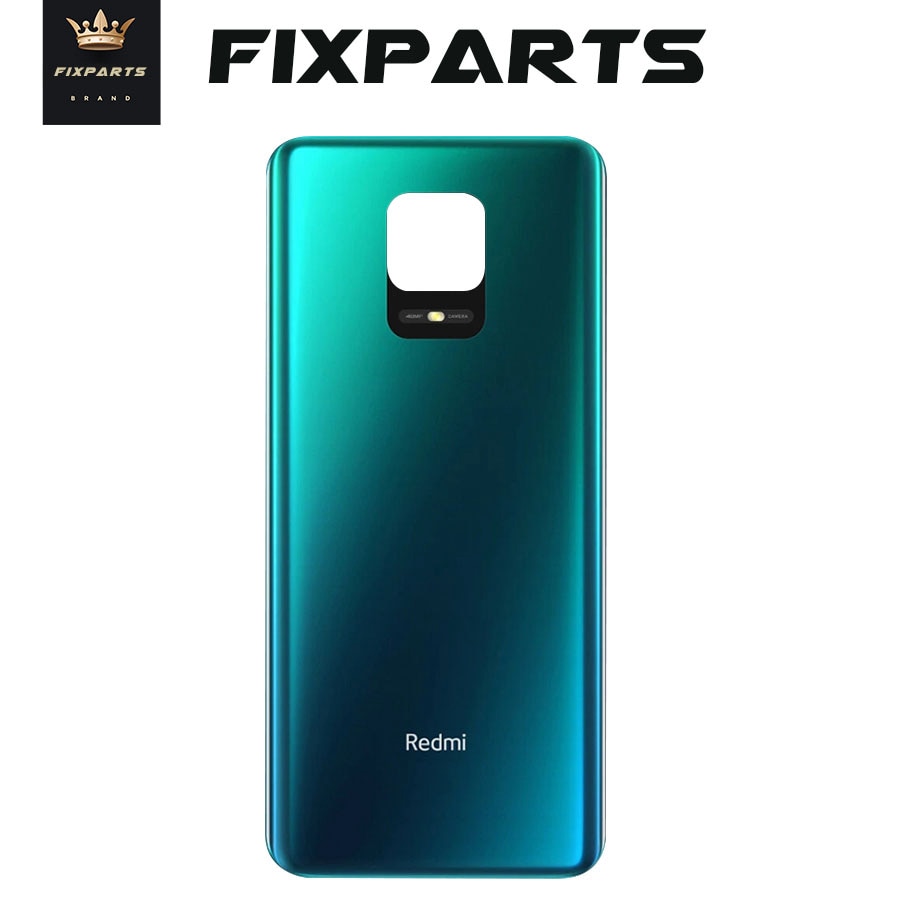 Nowy dla Xiaomi Redmi Uwaga 9S tylna pokrywa baterii obudowa tylnej obudowy obudowa szklana Uwaga9 zawodowiec dla Redmi Uwaga 9 zawodowiec pokrywa baterii