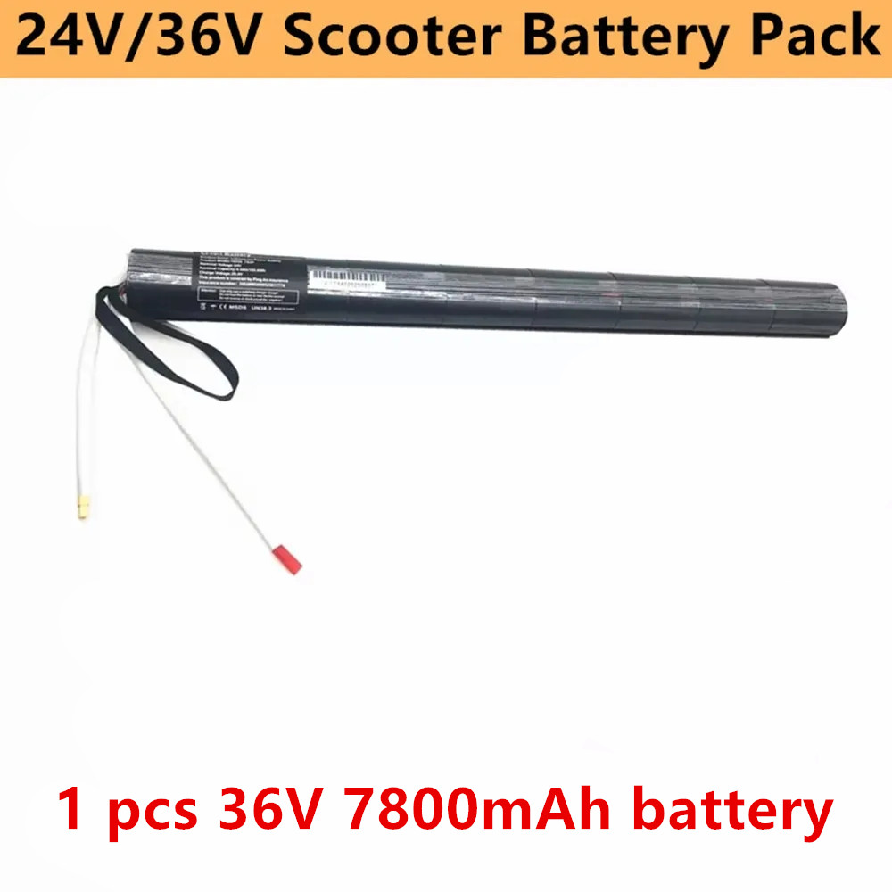 100% Originele Veilige En Duurzame 24V 36V 5.2/6.6/8.8/10.4ah Koolstofvezel Scooter Elektrische Scooter Batterij Koolstofvezel Batterij: Oranje