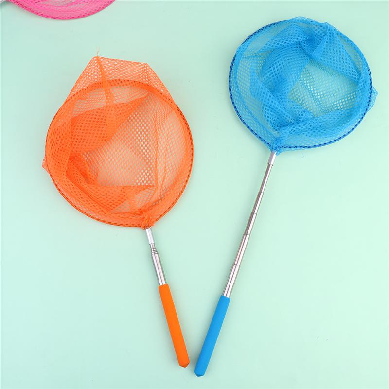 4 Pcs Colored Telescopic Nets Fishing Nets Insect Catching Nets For Kids Playing Catching Insects Bugs