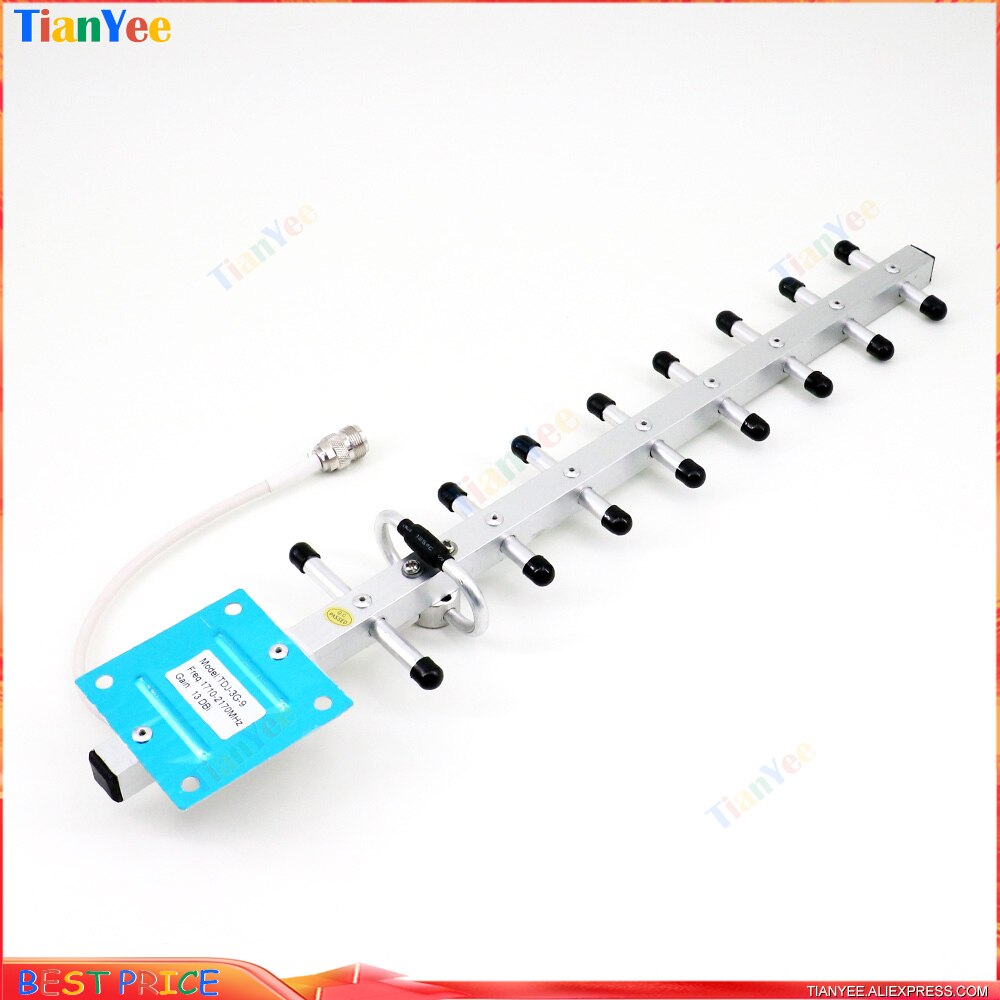 Yagi External Antenna 3G 4G 1710-2170 DCS 2G 1800Mhz 2100MHz 13dBi outdoor Antenna for GSM DCS WCDMA Cell Signal Repeater