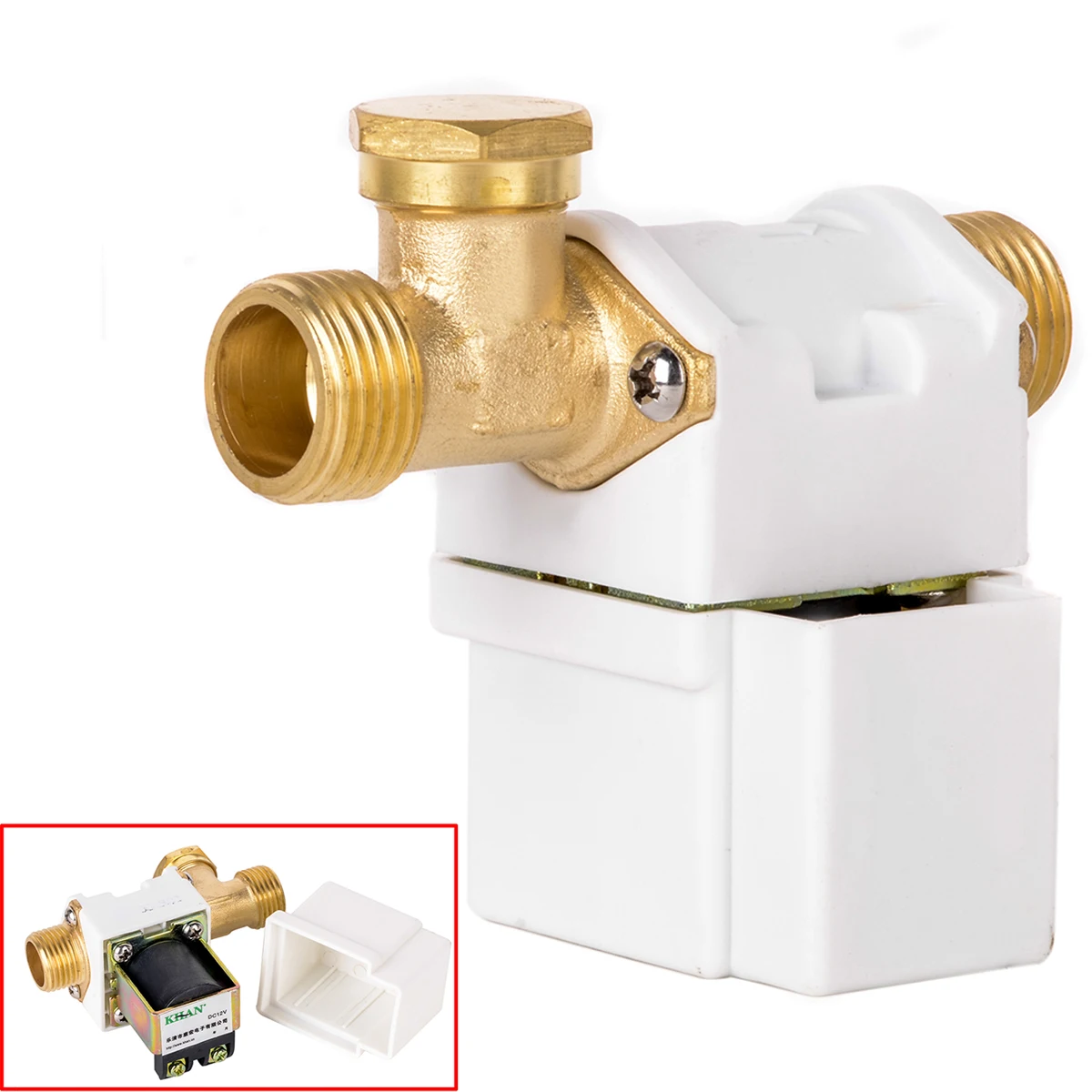 1pc prático 1/2 "válvula solenóide elétrica 12v dc 250ma 0.02 - 0.8mpa para água ar n/c válvulas solenóides normalmente fechadas