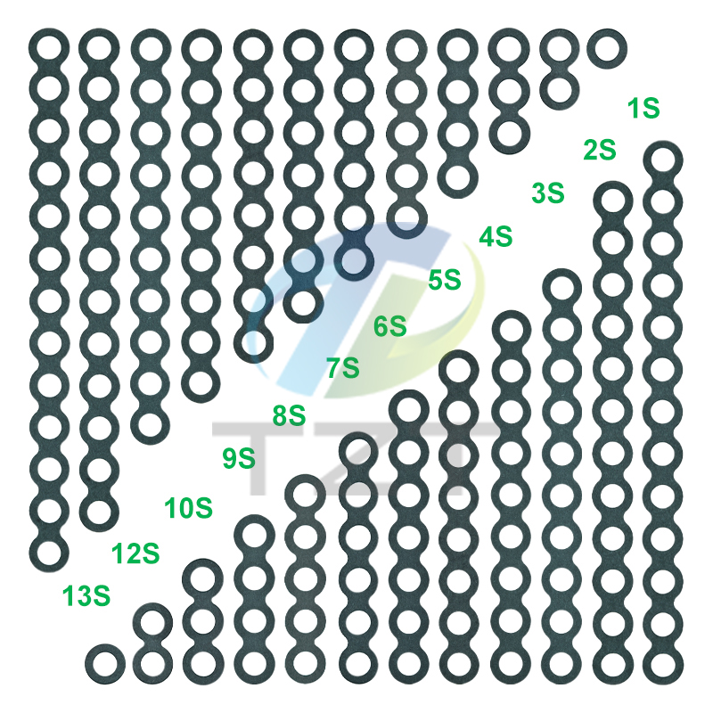 18650 Li-ion Battery Insulation Gasket Barley Paper Battery Pack Cell Insulating Glue Patch Electrode Insulated Pads 32650