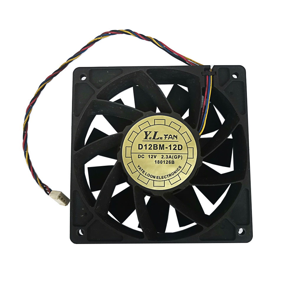 Fan 12*12 cm speed 6000 4pin 11 sheets miner ASIC for AntMiner S9 S9j T9 + L3 + z11 L3 + WhatsMiner M3 INNOSILICON T1