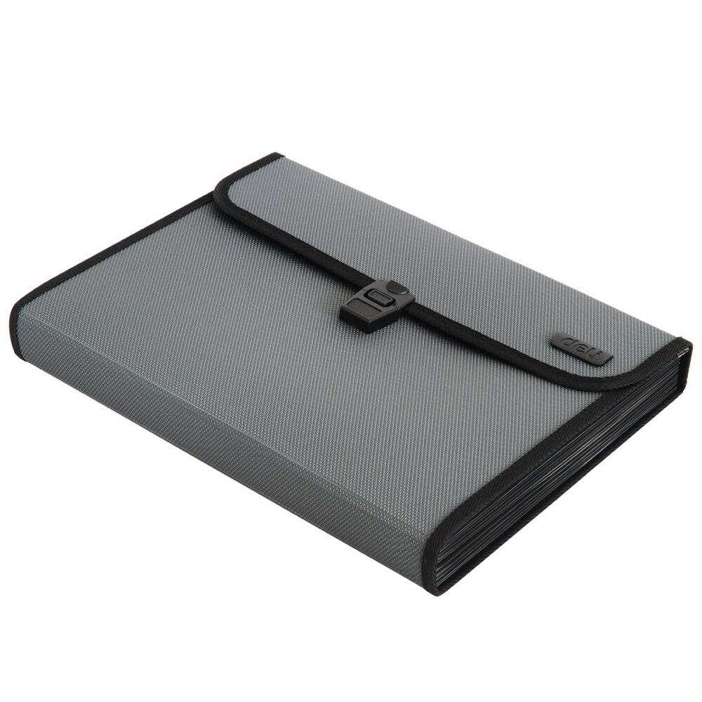 Deli 1pcs A4 File Folder Document Bags Expanding Wallet Business Series Folder Bag Office School Supplies 3 Colors