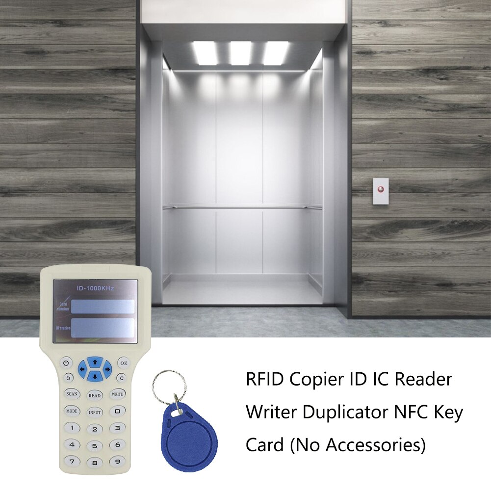 RFID NFC IC ID Reader Frequency RFID Access Control Card Duplicator Cloner NFC Encryption Card Writer Smart Key Copier