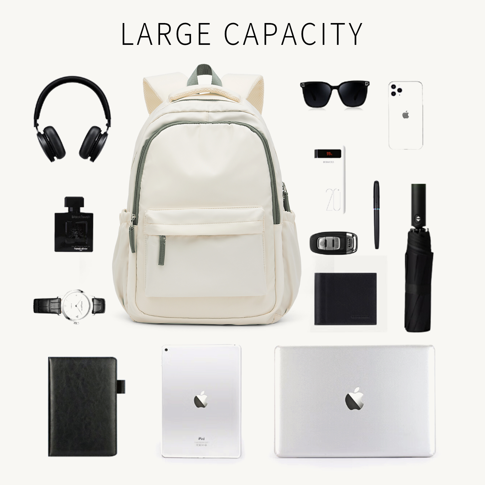 Mochila sencilla de viaje para mujer, bolso de hombro para adolescentes, mochila escolar de viaje de negocios, bolso para ordenador portátil, paquete al aire libre, nueva