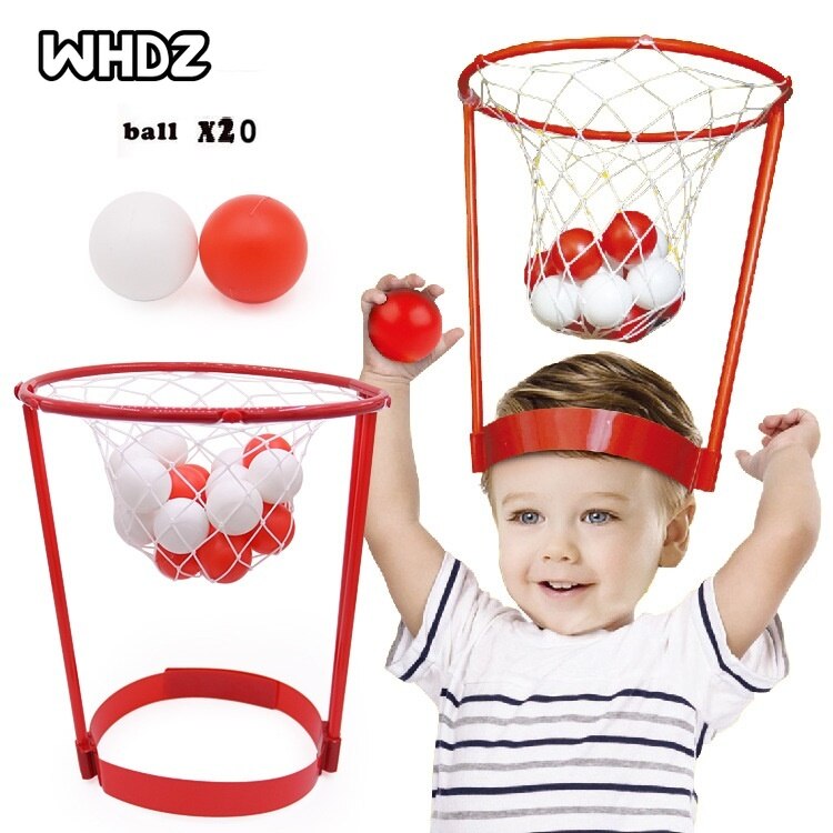 Basketbal Speelgoed Set, Gooi Een Basketbal Op Je Hoofd, Dragen Een Hoepel, Educatief Speelgoed, creatieve Overhead Basketbal Speelgoed