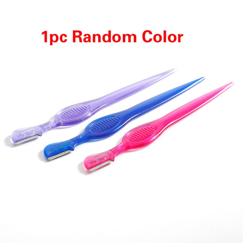 1/2/3pcs Eyebrow Razor Facial hair removal for women Shavers Safety Trimmer Shaper Eye Brow Shaping Hair Remover Tool TSLM1: 1pcs