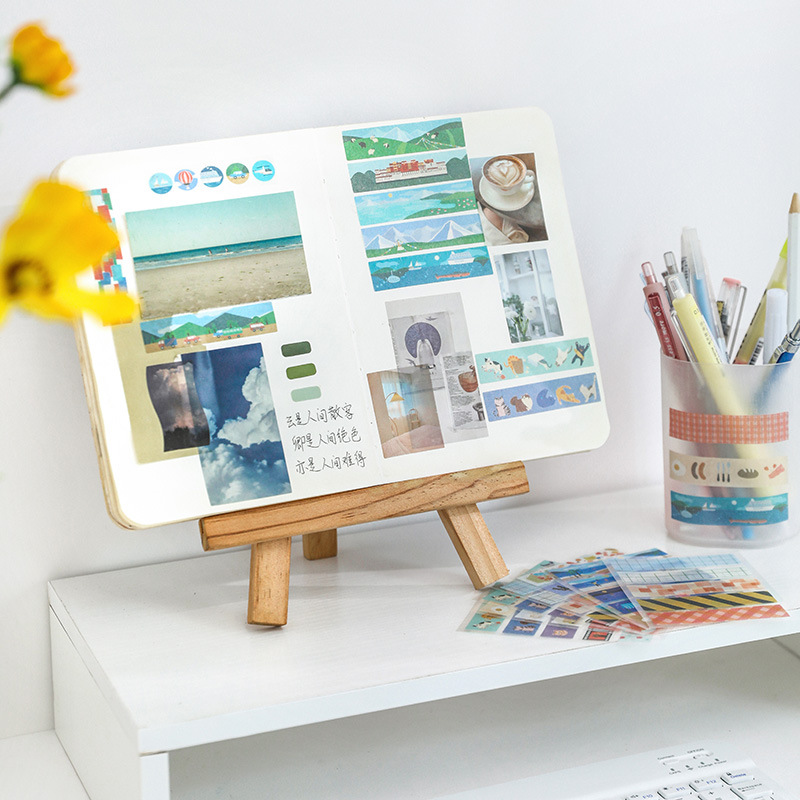 4 Vellen/Set Washi Stickers Papier Sticker Journal Scrapbooking Sticker Notebook Decoratie Ambachtelijke Papier