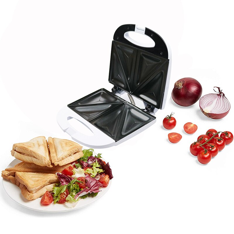 750W Home Automatic Double Heating Toaster Breakfast Sandwich Toaster Toastie Maker US Plug