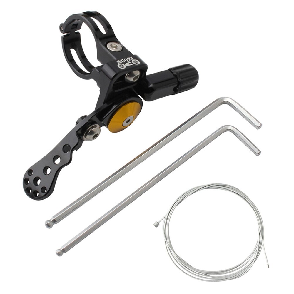 MTB Road Dropper Post Lever Seatpost Dropper Bike Adjust Seat Post Mechanical Lever Universal Shifter Style 24mm Black: Black