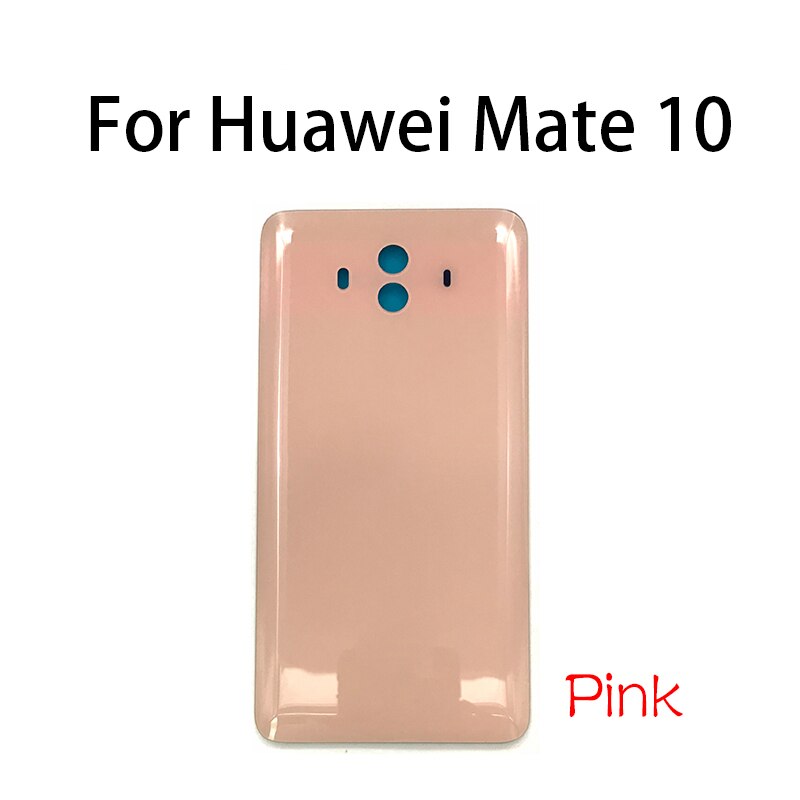 Capa traseira para porta de celular, peça de reposição com adesivo cola para huawei mate 10 mate 10 pro