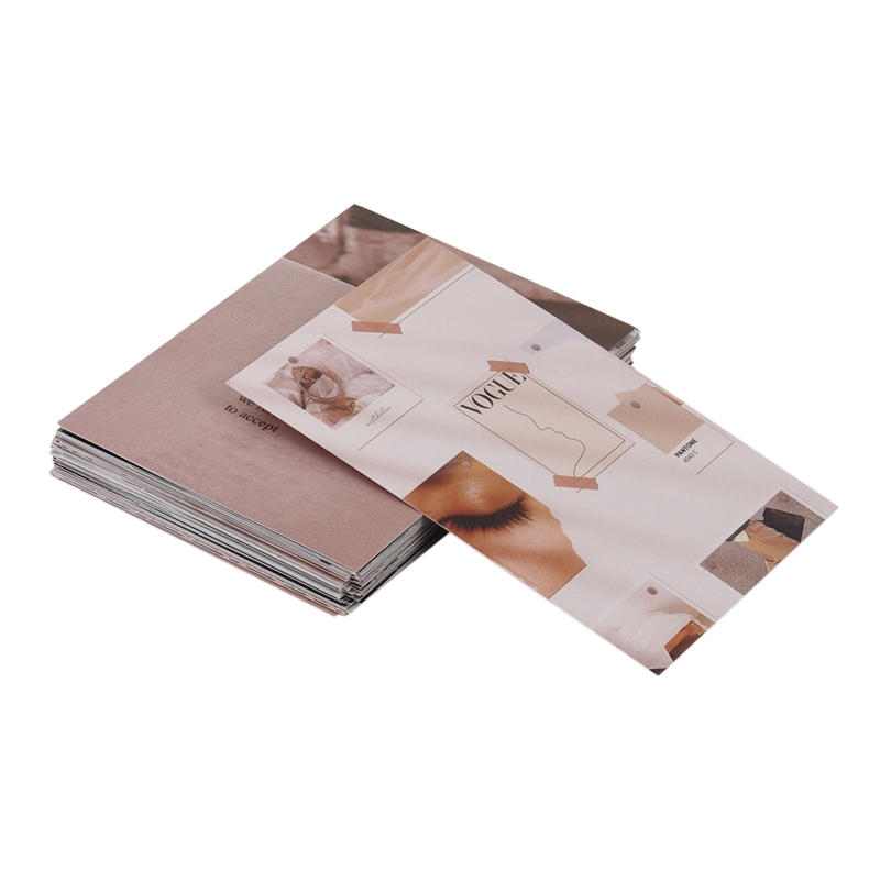 Vintage Scrapbook-Papier Mit Spitzenrand – 60 Blatt, 12,5 X 17,5 Cm, Für Journal & Karten