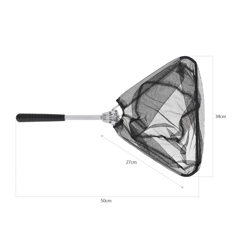 Vouwen Visnet Lengte 50Cm Intrekbare Visnet Telescopische Aluminium Paal Vliegvissen Schepnet