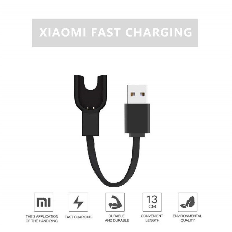 Câble de chargement USB pour xiaomi MI band 3, 0.15m, station d'accueil pour données, Compatible avec les bracelets Mi 3