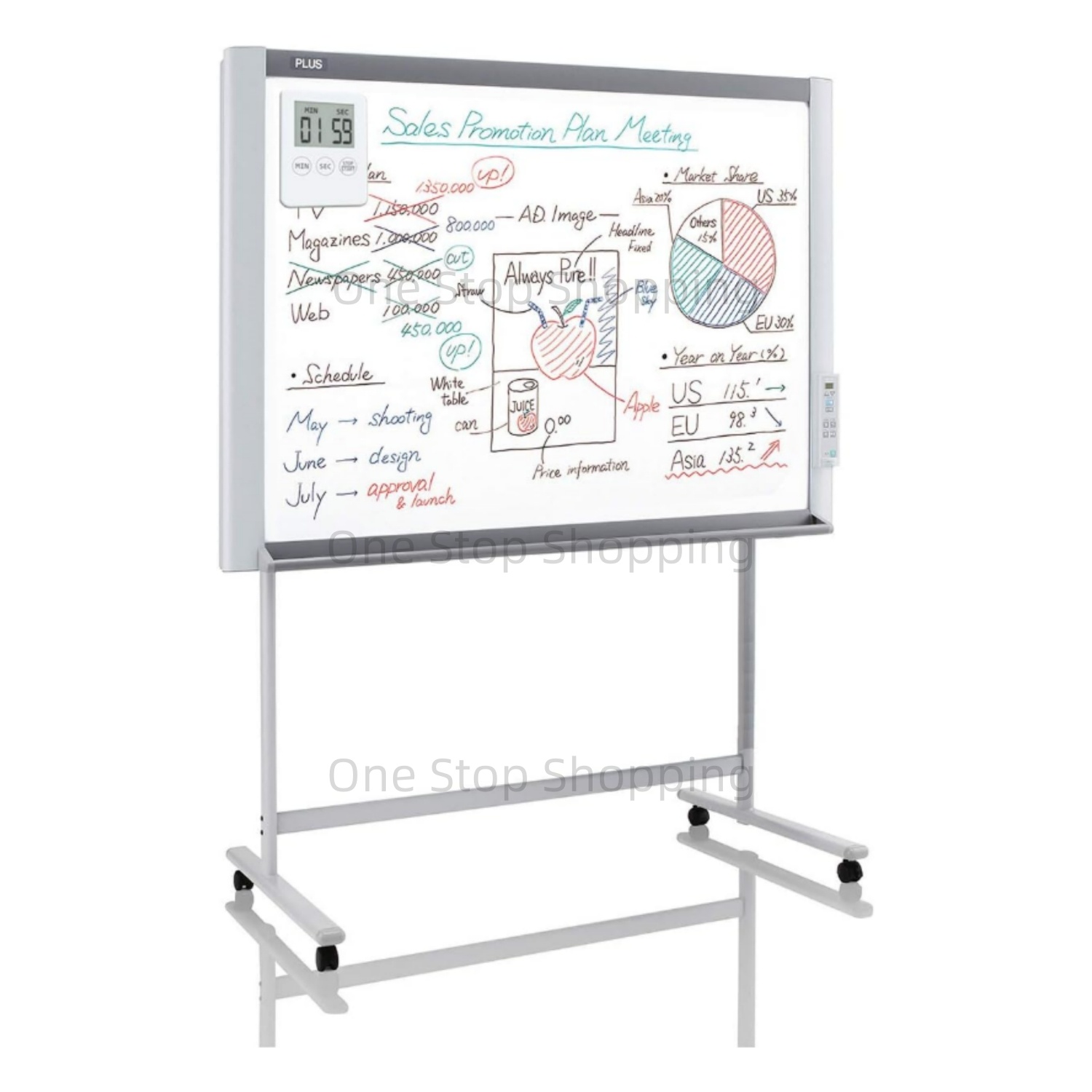 Mini Digital Kitchen Timer Small Kitchen Timer Large LCD Digital Display Multifunctional for Cooking Baking Sports Nap Office