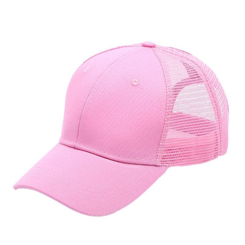 1pc Paardenstaart Cap Vrouwen Mannen Katoen Verstelbare Zonnescherm Mesh Zonnehoed Sportkleding Accessoire: P