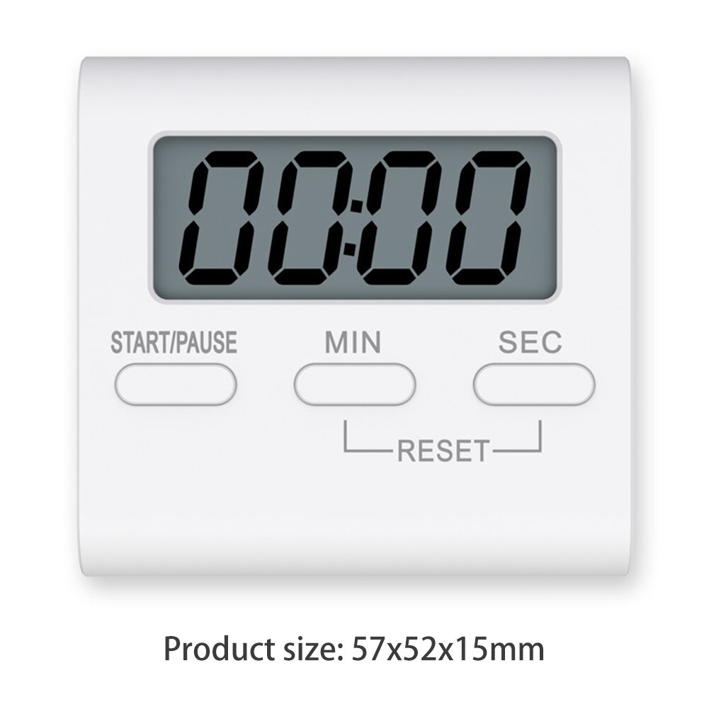 Mini Electronic LCD Display Timer for Cooking Baking Shower Study Countdown Clock Sleep Stopwatch Kitchen Clock Timer