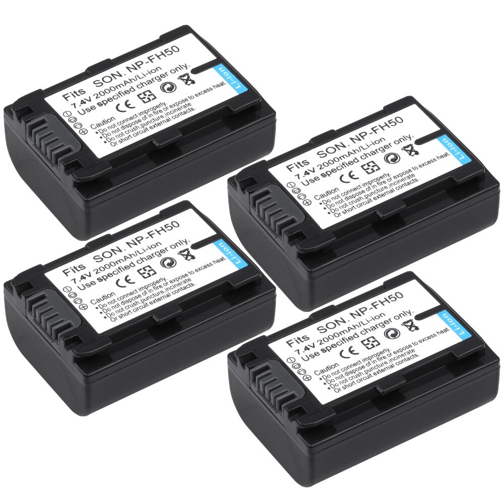 NP-FH50 Batteria + Caricabatterie Per Sony NP-FH40 DSC-HX1 HX100V DSLR A230 A330 DCR-SR42 DCR-SR60 DCR-SR62 DCR-SR80 DCR-SR82