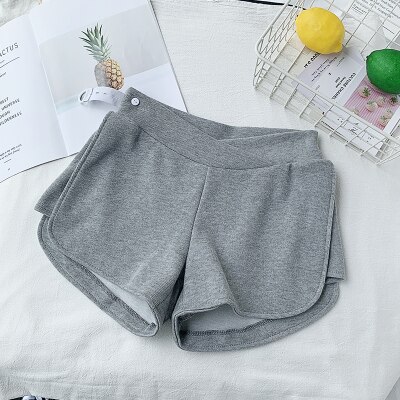 Mutterschaft Freizeit Hosen sommer Sport kurze Hose Unterstützung Bauch Elastische für Schwangere Frauen kurze Hose Bauch Unterstützung Hosen: grau / M