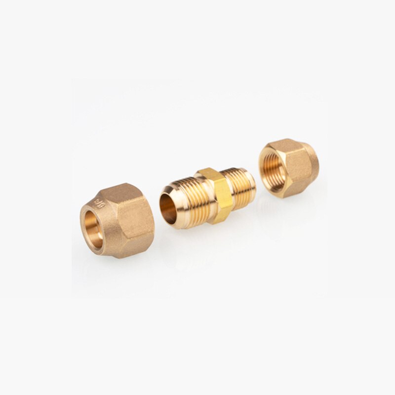 SAE brass adapter male thread air conditioning copper tube reducer adapter fitting