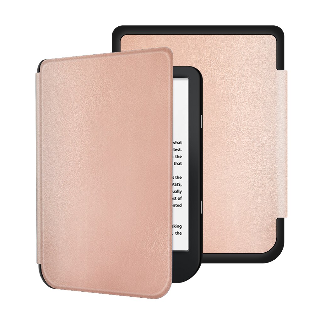 Funda de reposo magnética delgada para Kobo Nia Ereader , cubierta inteligente para libro electrónico de PU, carcasa de piel, ligera, función de apagado automático: nia mgj