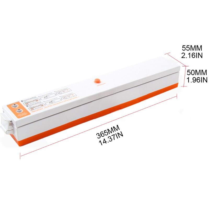 Vacuümsealer voor huishoudelijk voedsel, verpakkingsmachine voor het verzegelen van thuisfolie, verpakkingsaccessoires voor thuisgebruik  u1je