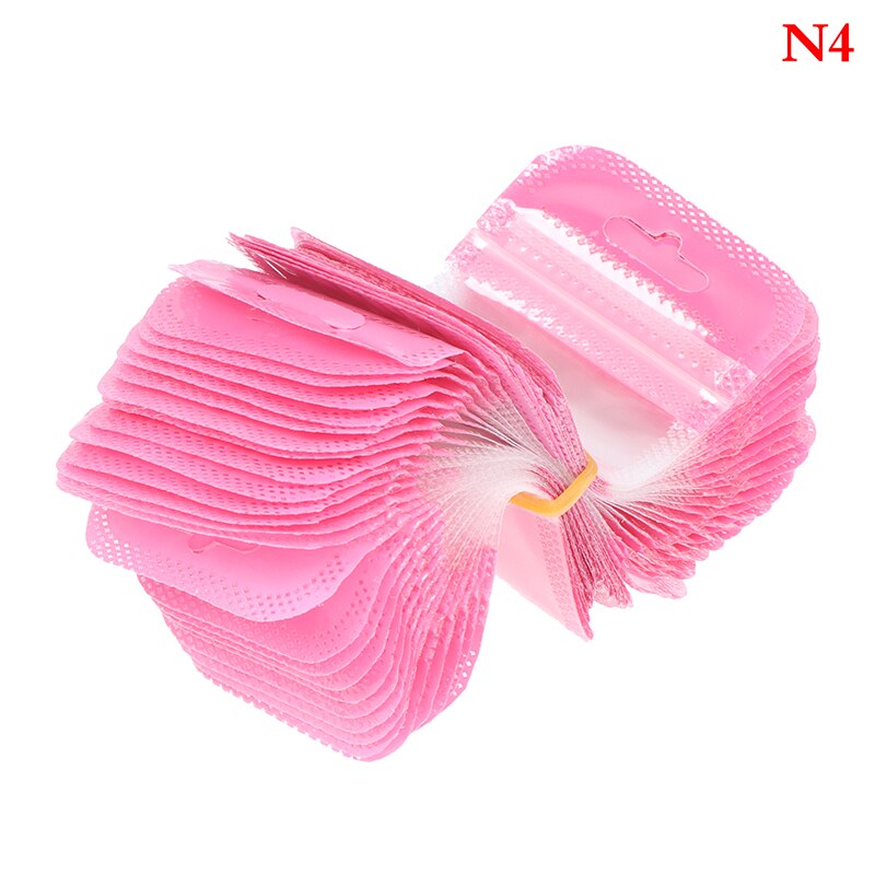 50 Stks/pak Kleine Plastic Zip Lock Bag Met Gat Clear Rits Sieraden Verpakking Zak Mini Zip Lock Opbergzakken: N4