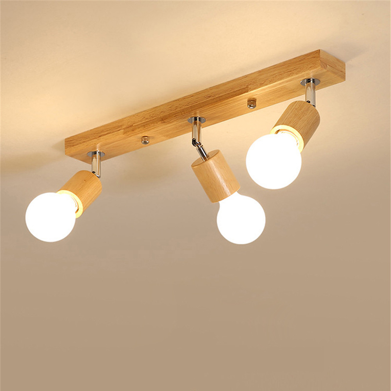 Base de lámpara de estilo conciso, placa de techo moderna, soporte de techo de madera e27, accesorios de iluminación DIY