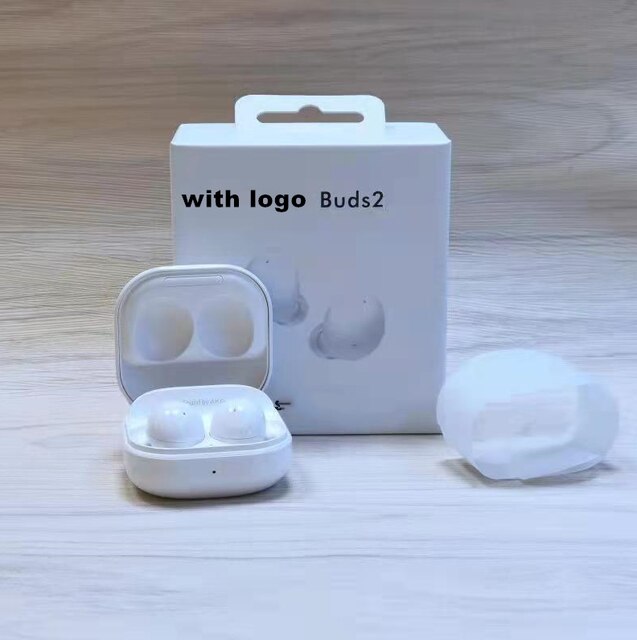 Alta qualità 1:1 Buds 2/Buds Pro/ Buds +/Buds auricolari bluetooth Wireless Live con ricarica Wireless apri connessione automatica: Buds 2 white