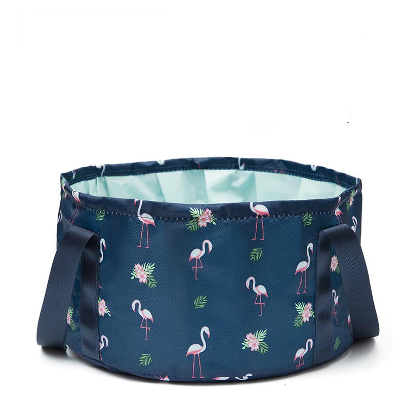 Lavabo plegable para viajes, Cubo de Camping, pesca, plegable, para baño de pies, cesta de lavado, Cubo de baño para pies de Spa WY71503: D