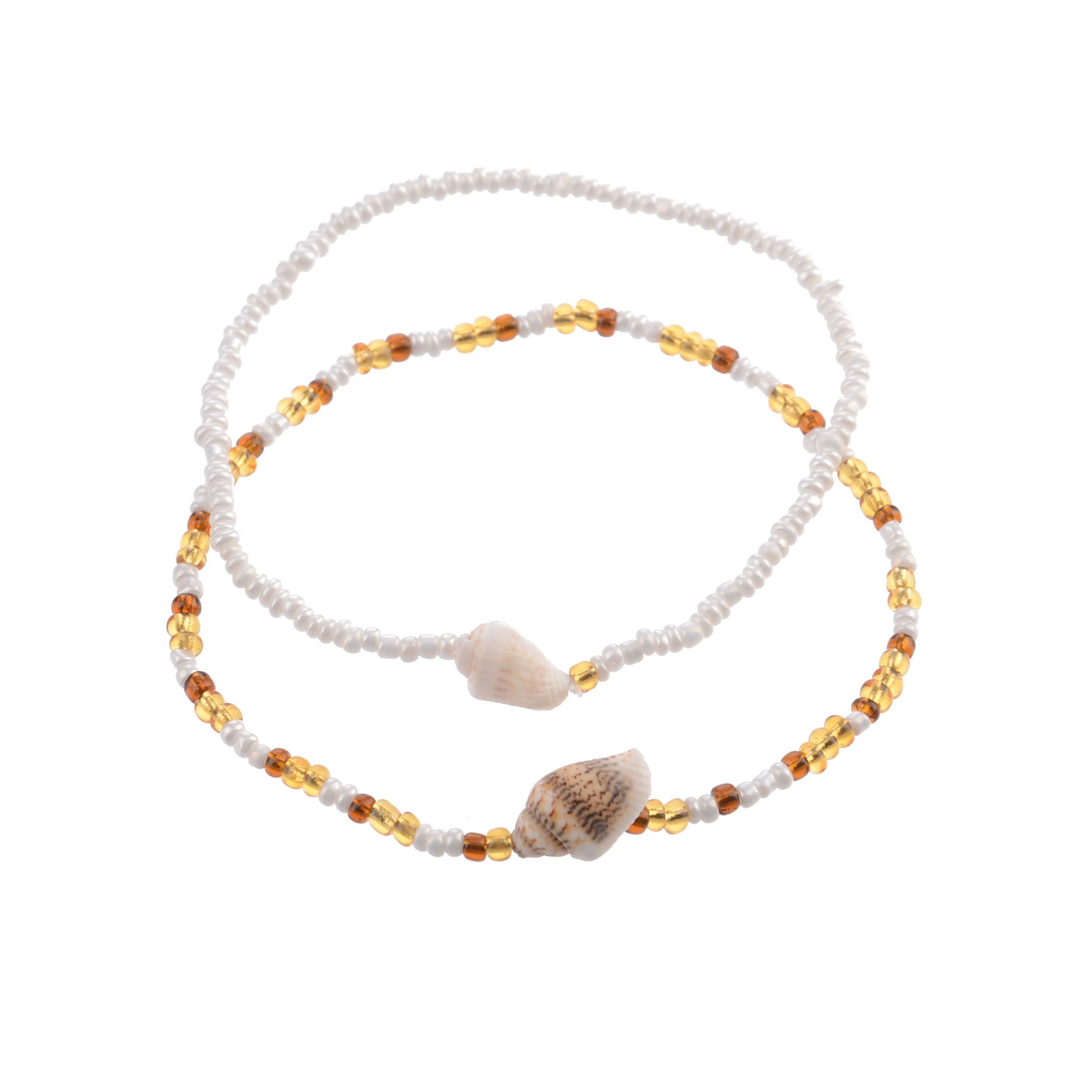 Mode Kleurrijke Kralen Enkelbandje Porceleinslak Shell Enkelbanden Voor Vrouwen Armband Op De Been Goud Zilver Kleur Boho Enkelbandje Voet sieraden