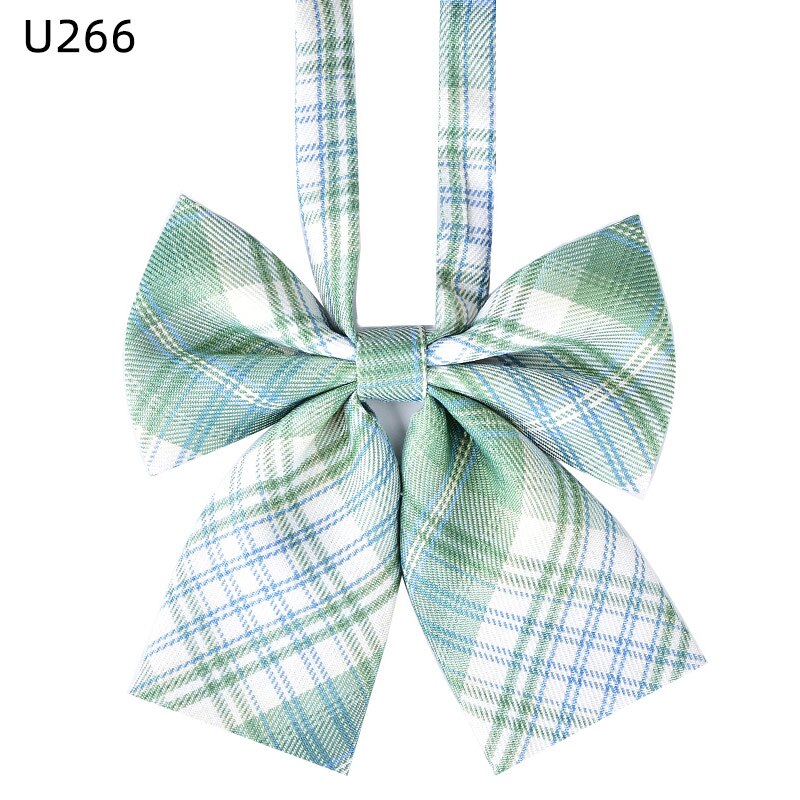 JK Uniform Bow Tie Japanese School Uniforms Striped Wrap Girls Preppy Style Neckties Female Bow-knot Women Apparel Accessories: SU266