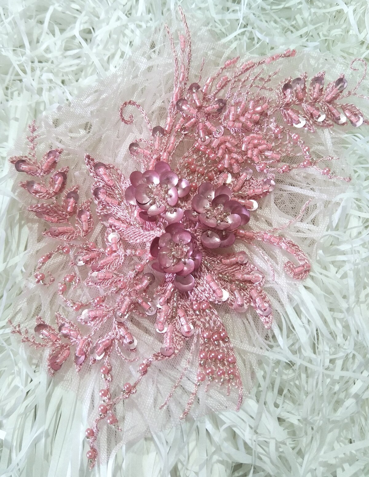 3d spetsar blomma handgjorda pärlor tunga spetsar blomma broderier spets tillbehör kläder dekoration broderi tyg lappar