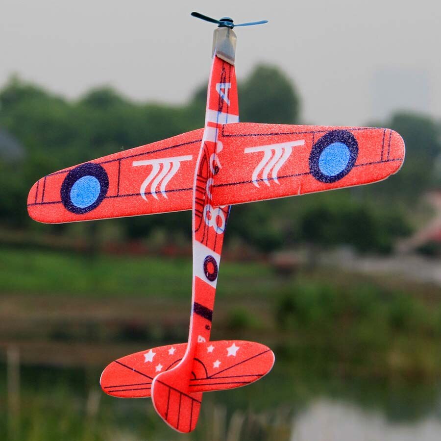 Avión De Mano De Espuma EPP De 34.5 Cm – Juguete Volador Ligero Y Resistente Para Niños De 4 A 14 Años, Ideal Para Exteriores