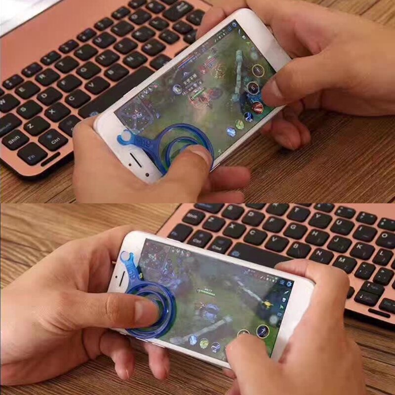 2Pcs Joystick Joypad Gamepad Touch Screen Controller Game Play For Phone iPads 746D