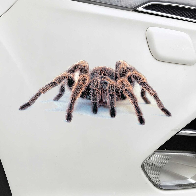 3d pvc bil klistermærke firben skorpion edderkop karosserivindue klistermærke 16 x 18cm tb