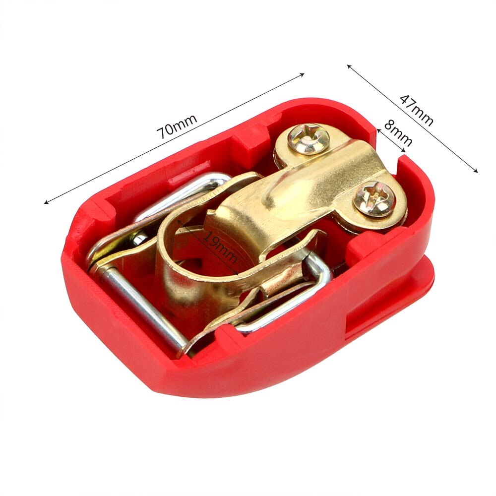 Leepee et par positiv og negativ elektrode quick release lift off stik klemmer bil batteri terminaler biltilbehør