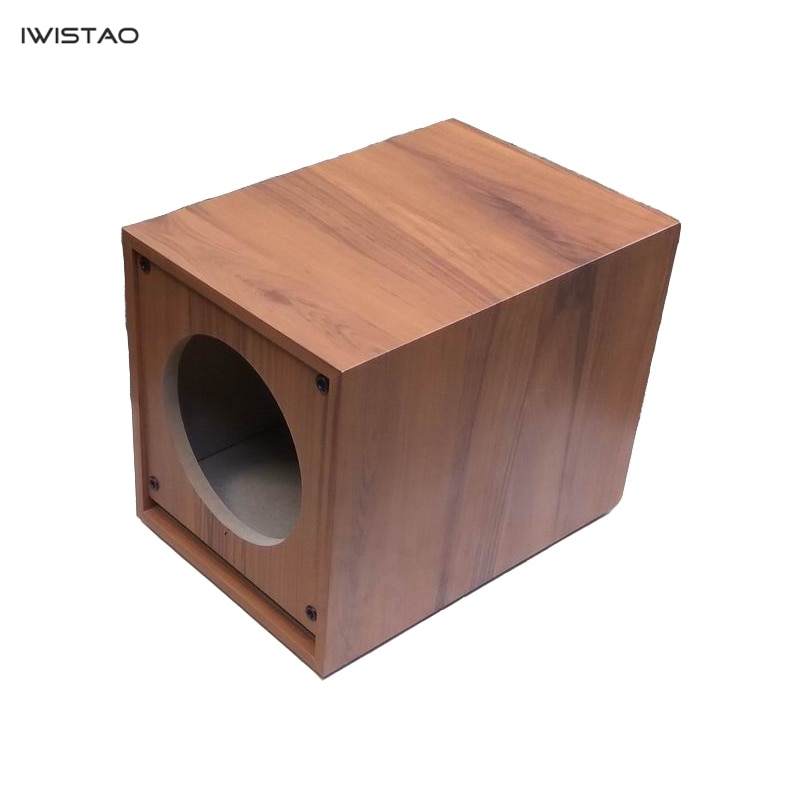 Iwistao hifi 8- tuuman subwoofer tyhjä kaappi passiivinen puinen kaiutinkotelo hdf -levy diy