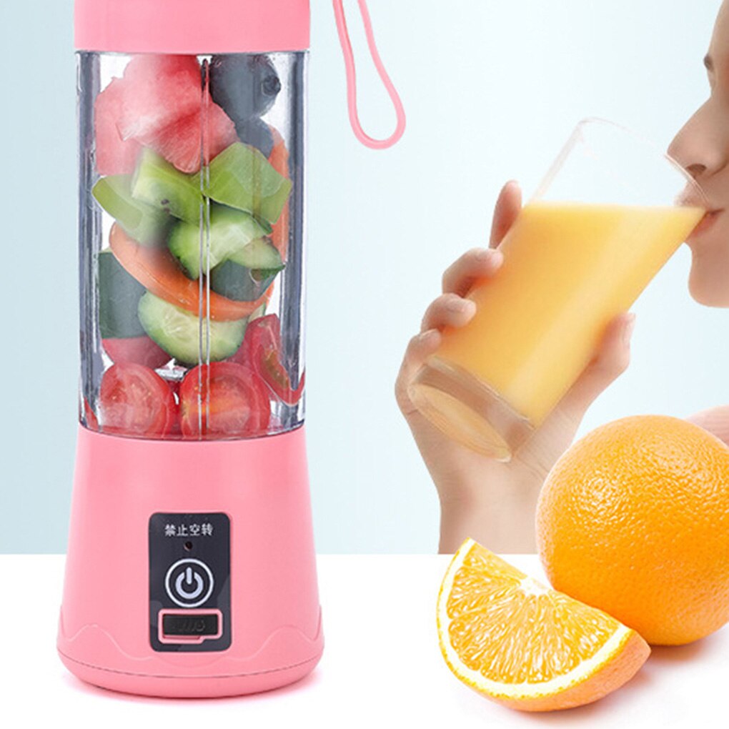 Draagbare Elektrische Juicer Machine 380 Ml Multifunctionele Usb Vruchtensap Mixer Blender