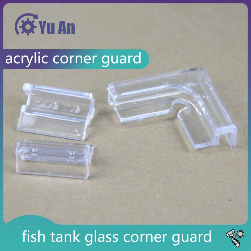 Couvercle en verre acrylique pour Aquarium, 1 pièce, Angle de Protection, Clip Support solide, 5mm 6mm 10mm 12mm